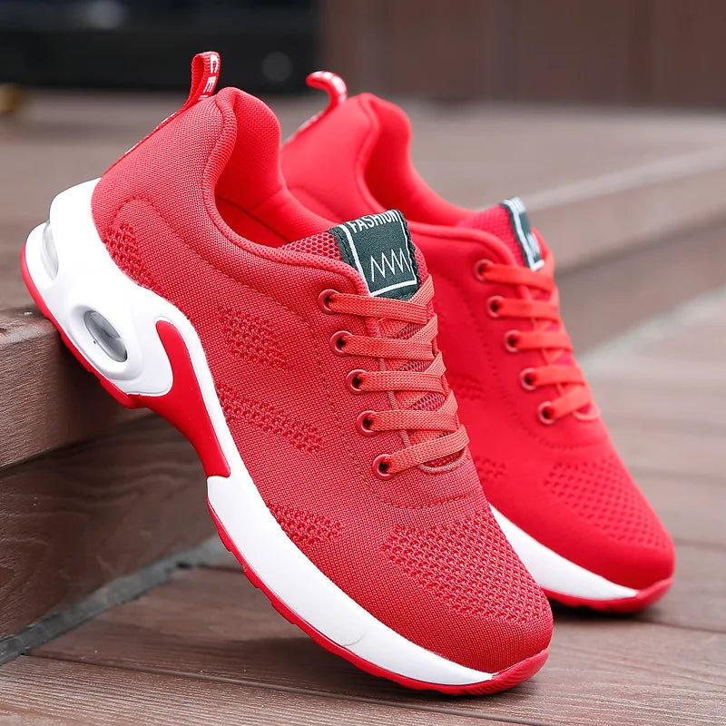 Zoey - Stijlvolle Dames Sneakers met Ademend Mesh Design