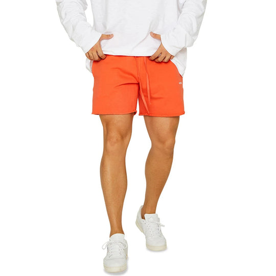 Dario | Sporty jogging shorts for men | Orange