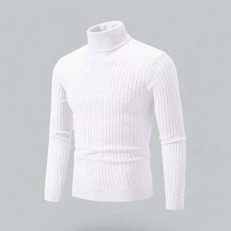 Trendy heren coltrui met een perfect afgewerkte pasvorm.