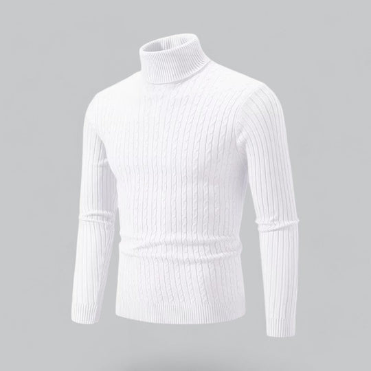 Trendy heren coltrui met een perfect afgewerkte pasvorm.