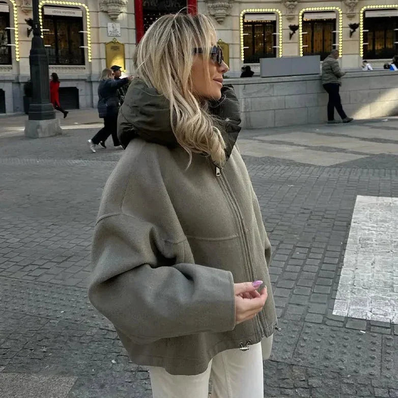 Isabelle - Felpa oversize con cappuccio per donna