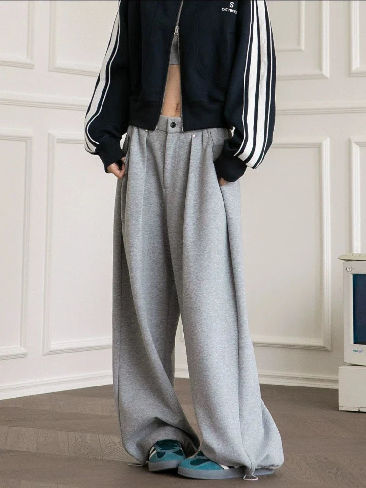 Amburgo | Pantaloni della tuta oversize da donna | Nero