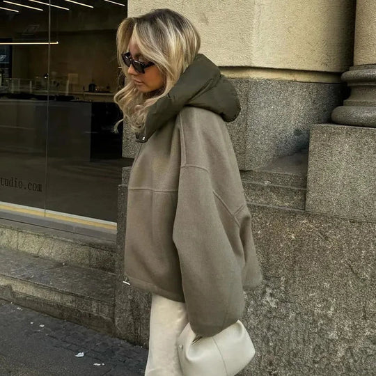 Isabelle - Felpa oversize con cappuccio per donna