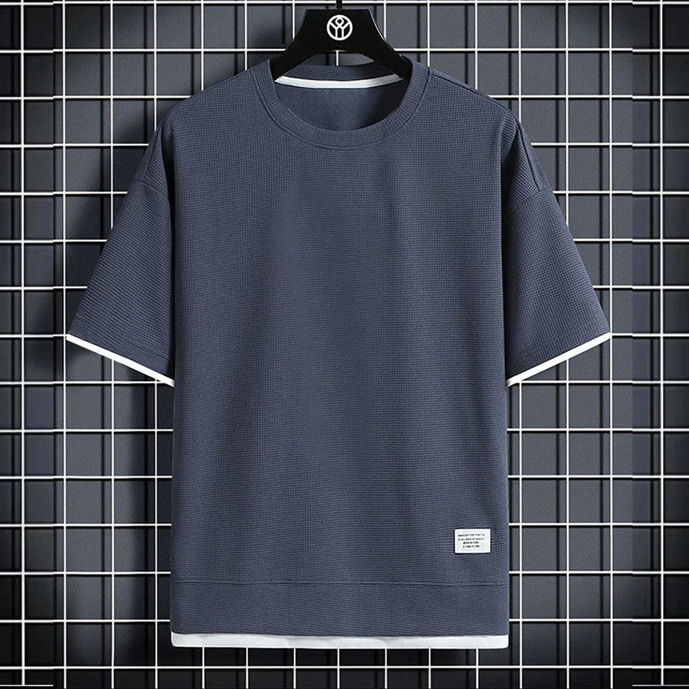 Diego - T-shirt sportivo con taglio aderente e maniche corte