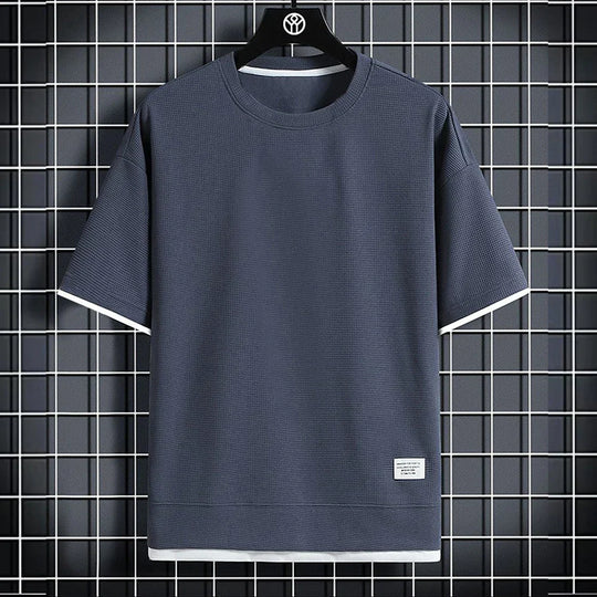 Diego - T-shirt sportivo con taglio aderente e maniche corte