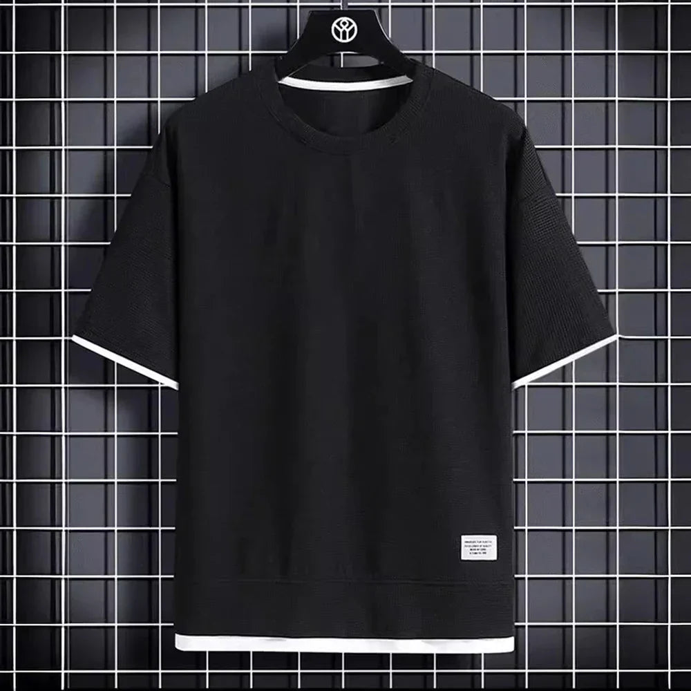 Diego - T-shirt sportivo con taglio aderente e maniche corte