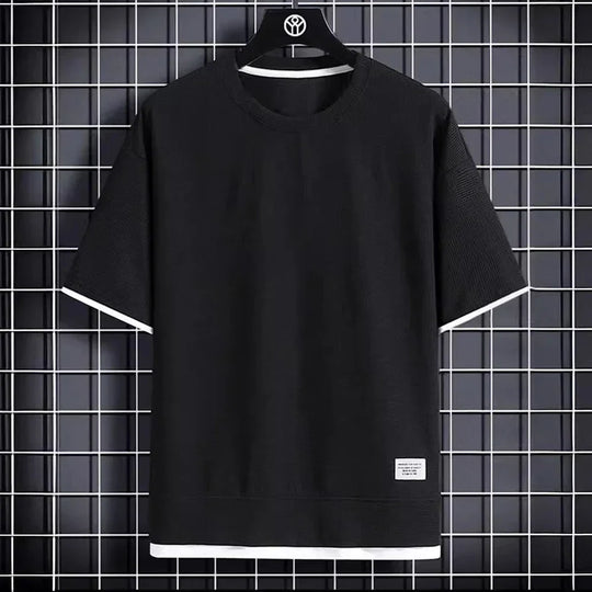 Diego - T-shirt sportivo con taglio aderente e maniche corte