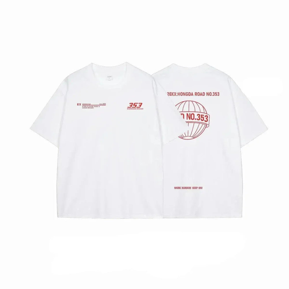 Ethen - T-shirt con motivo urbano da corsa