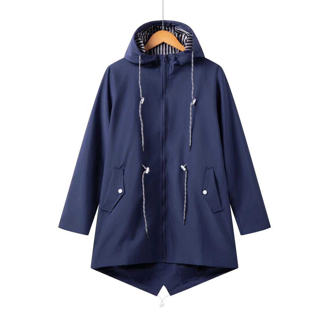 Sophia | Trench coat impermeabile con cappuccio