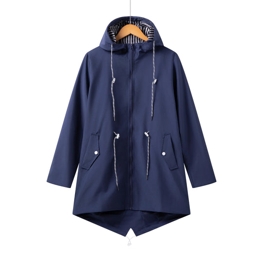 Sophia | Trench coat impermeabile con cappuccio