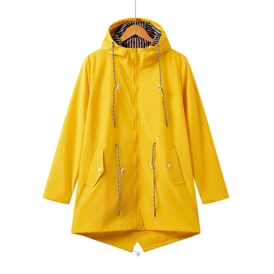 Sophia | Trench coat impermeabile con cappuccio
