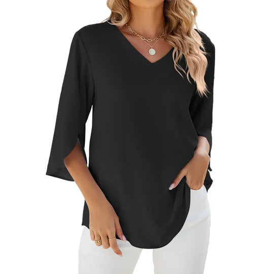 Sophie | Stylish summer blouse with V-neck