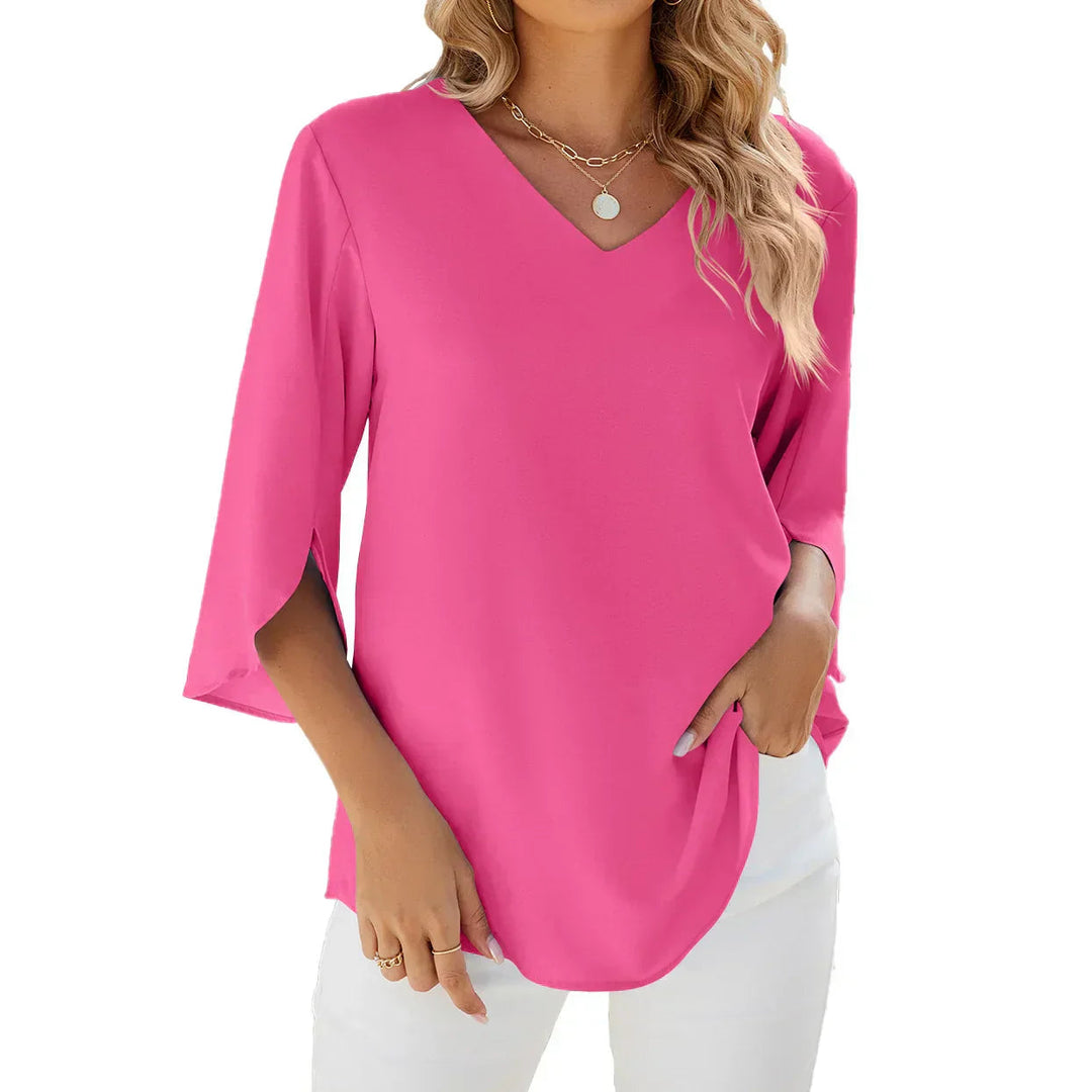 Sophie | Stylish summer blouse with V-neck