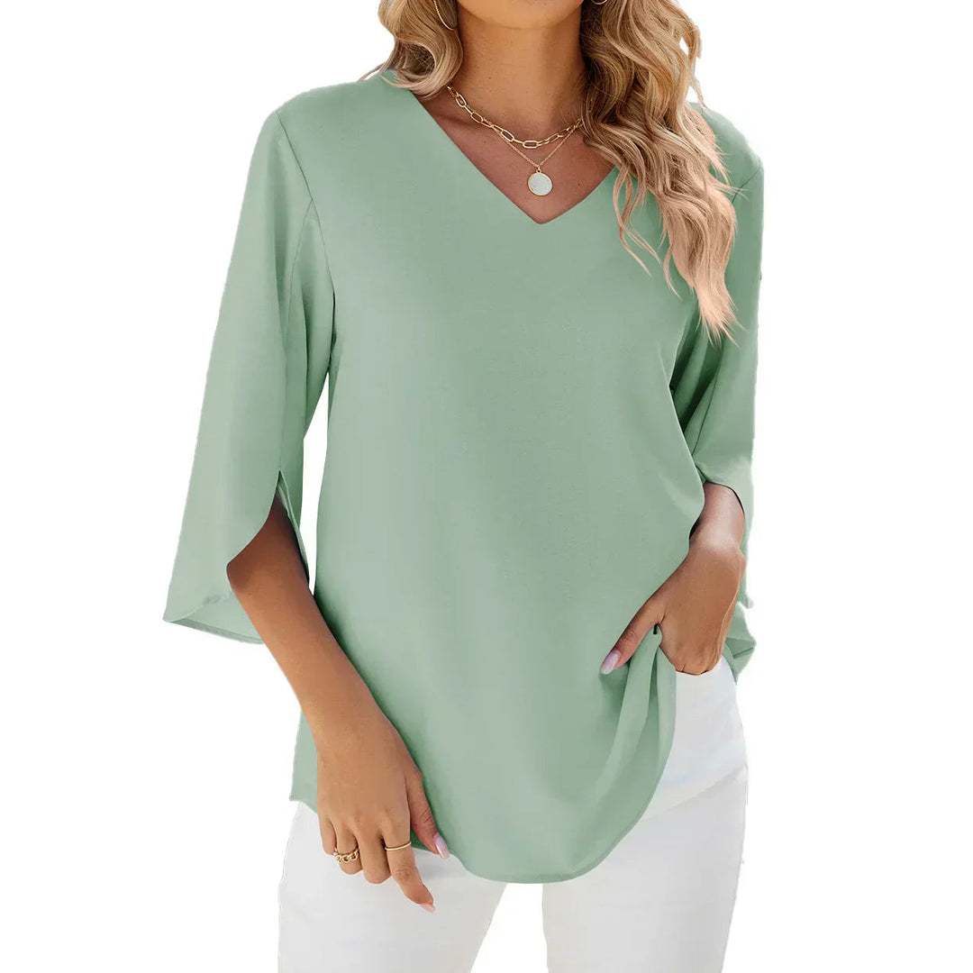 Sophie | Stylish summer blouse with V-neck
