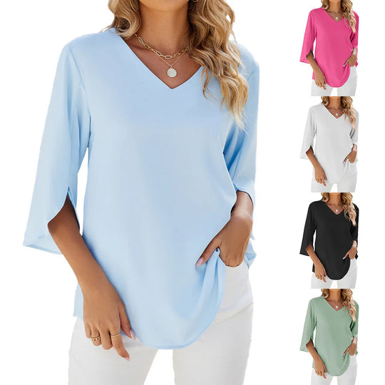 Sophie | Stylish summer blouse with V-neck