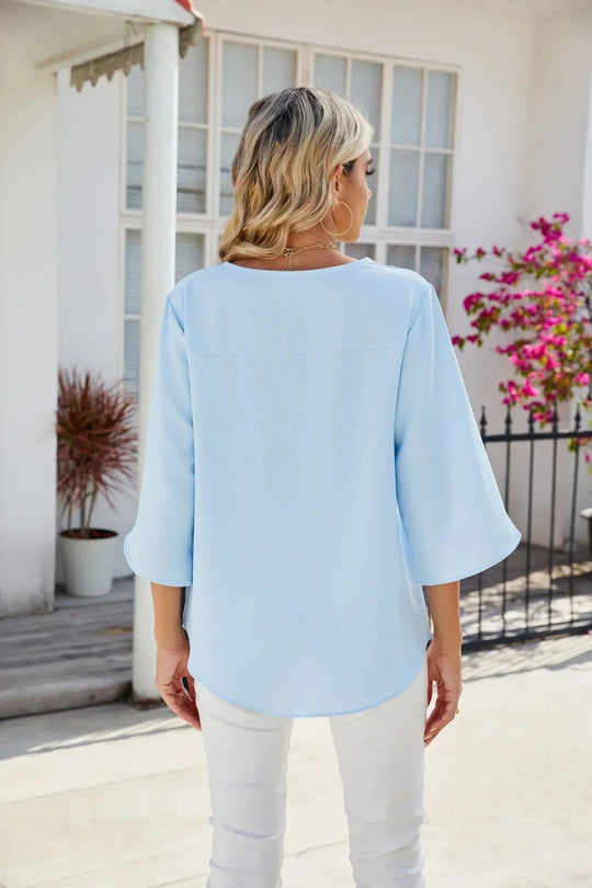 Sophie | Stylish summer blouse with V-neck
