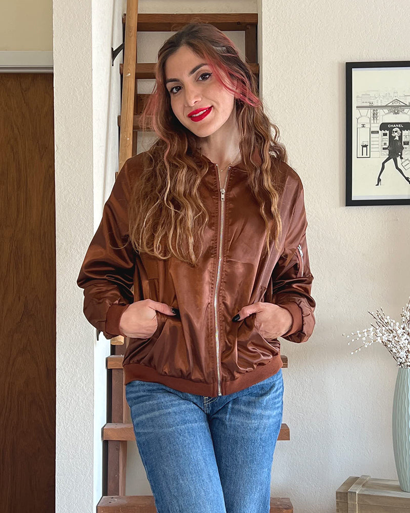 Stefanie | Breathable bomber jacket