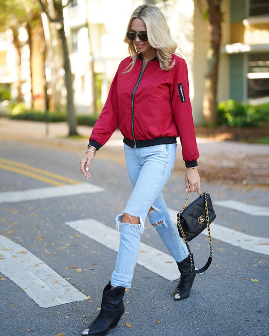 Stefanie | Breathable bomber jacket