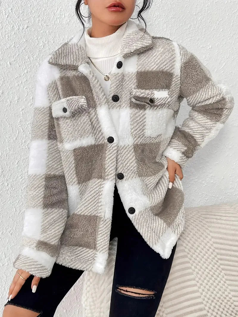 Stefanie | Giacca in pile calda