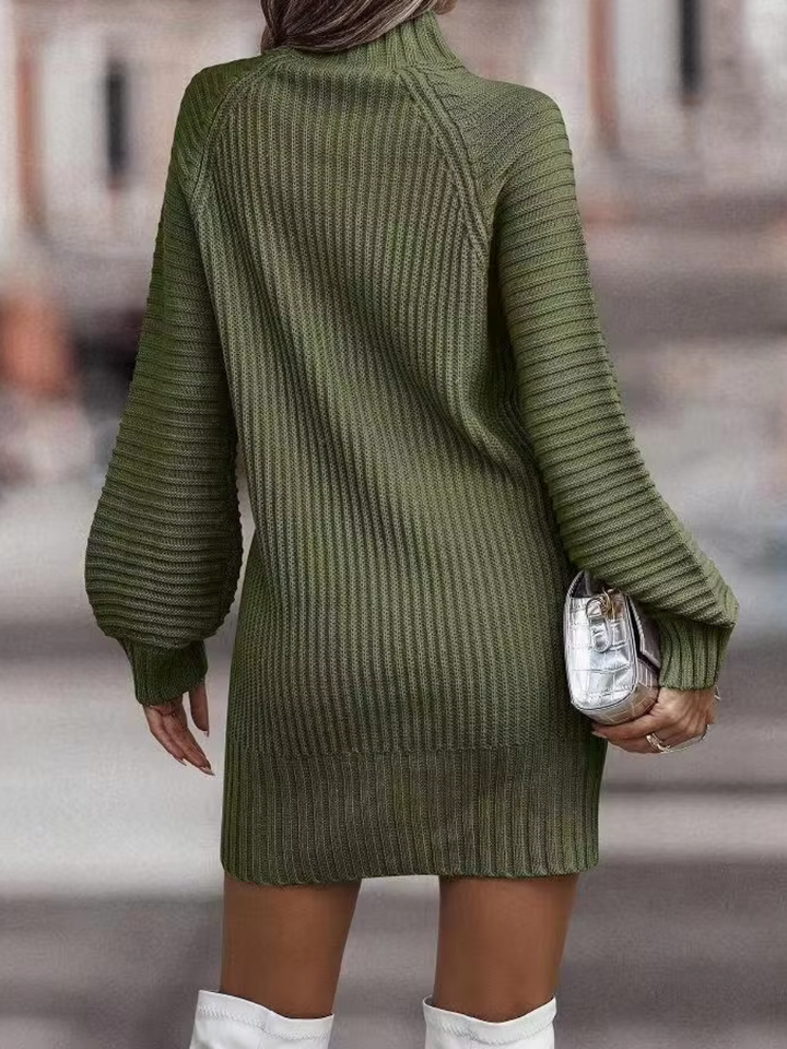 Stella | Knitted winter mini dress
