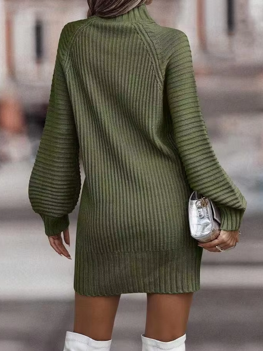 Stella | Knitted winter mini dress
