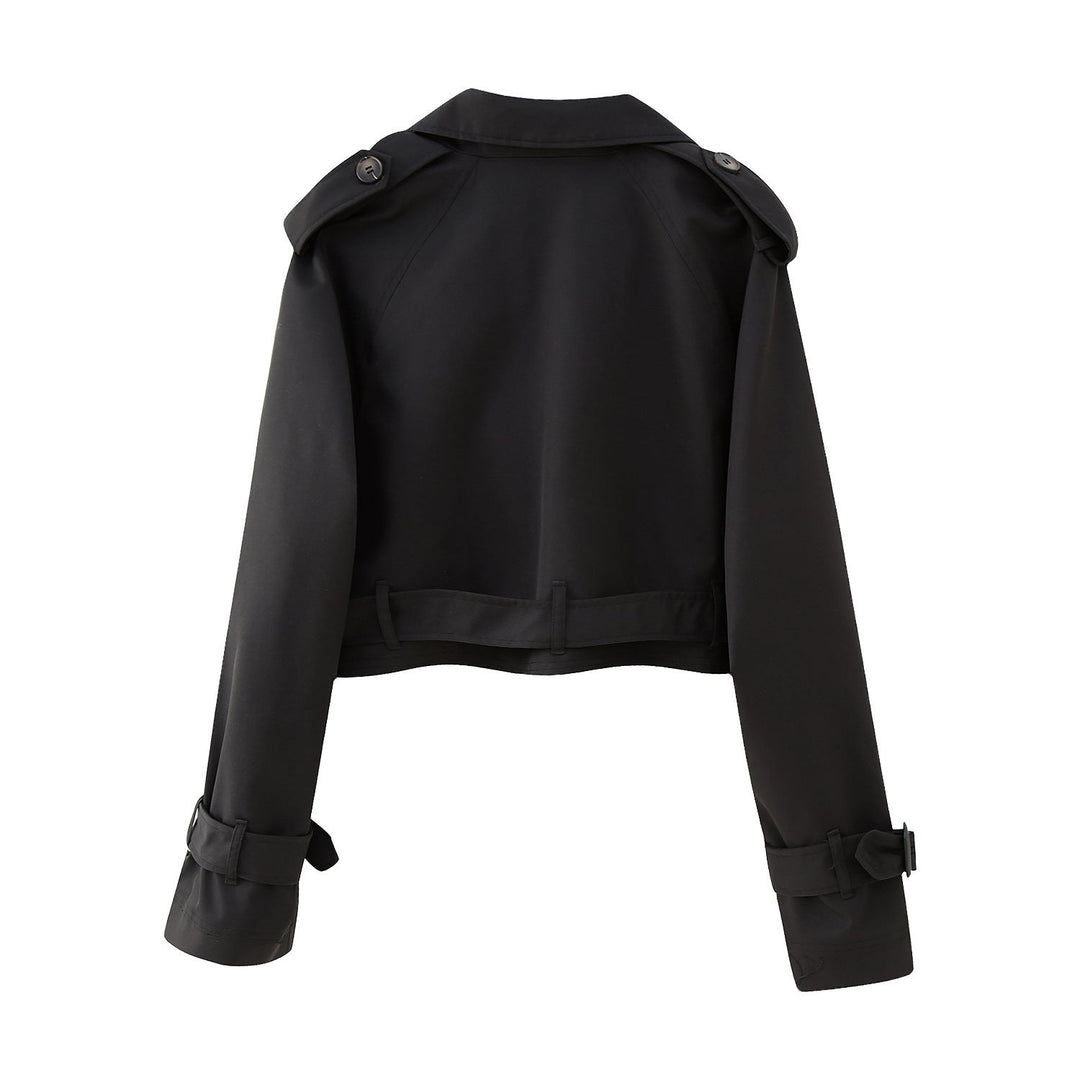 Stephanie | Eleganter kurzer Trenchcoat