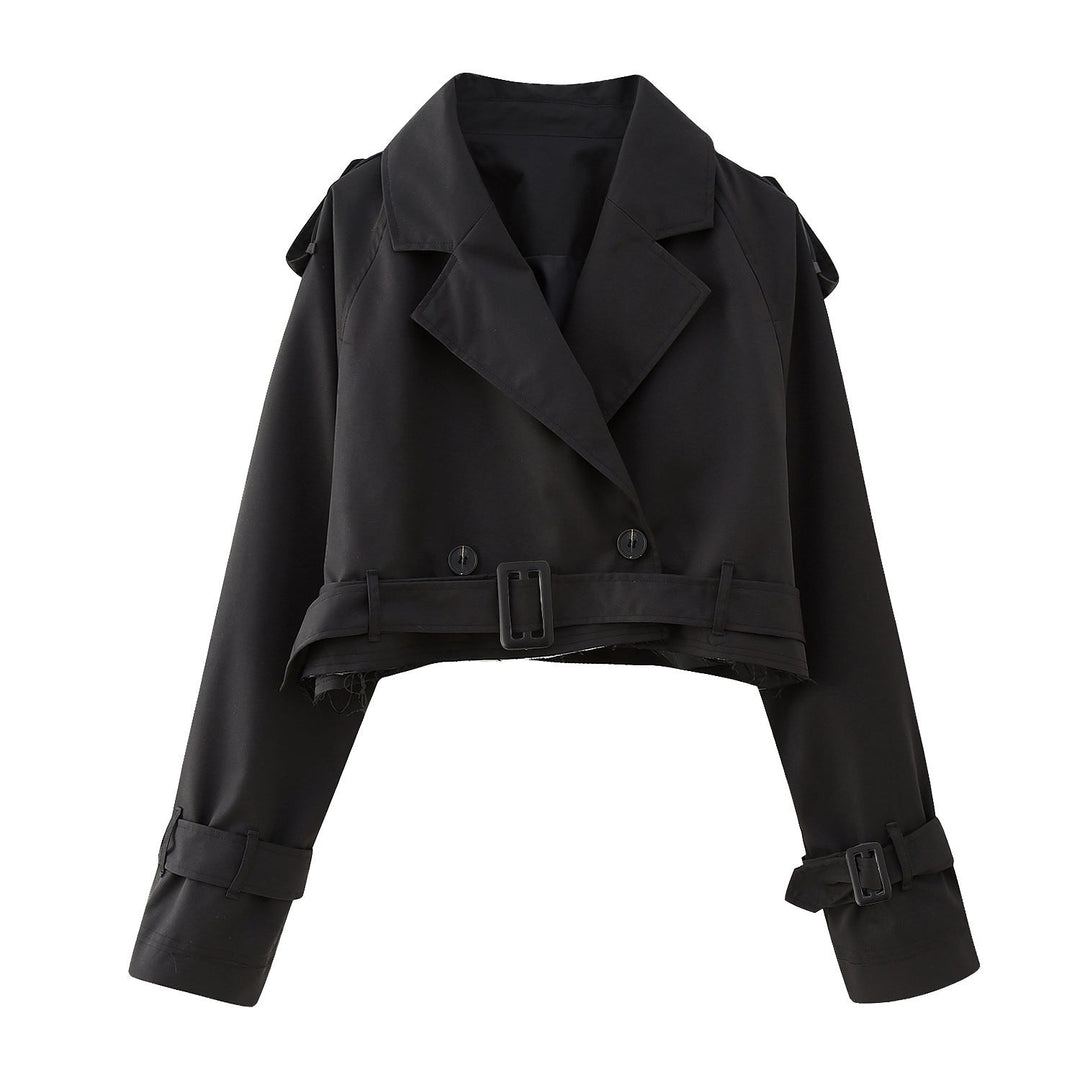 Stephanie | Eleganter kurzer Trenchcoat