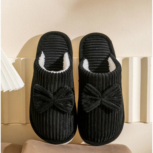 Susanna | Slippers with elegant bow and anti-slip sole