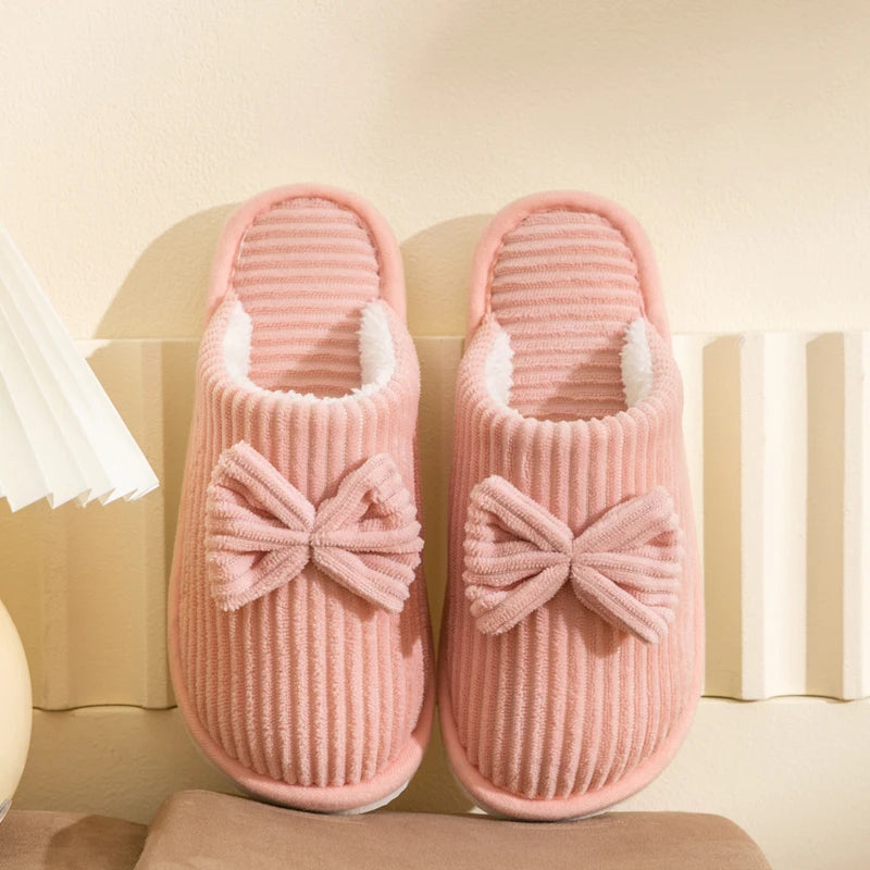 Susanna | Slippers with elegant bow and anti-slip sole