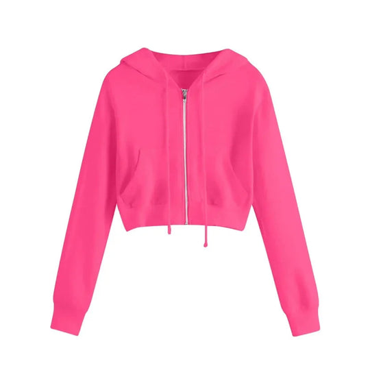 Tahlia | Stijlvolle dagelijkse korte hoodie