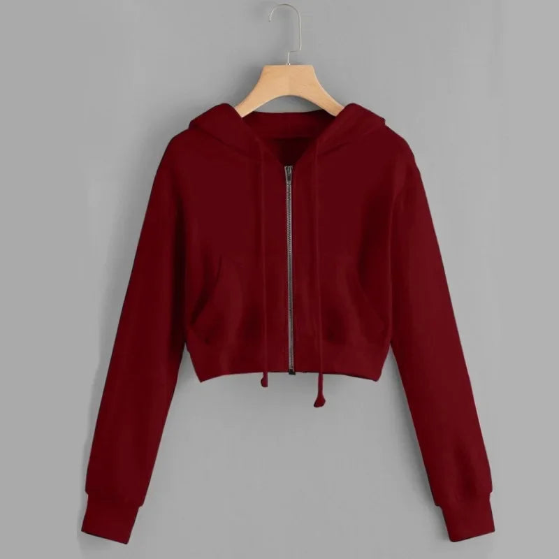Tahlia | Stijlvolle dagelijkse korte hoodie