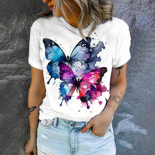Tessa | Comfortabel elegant T shirt met korte mouwen