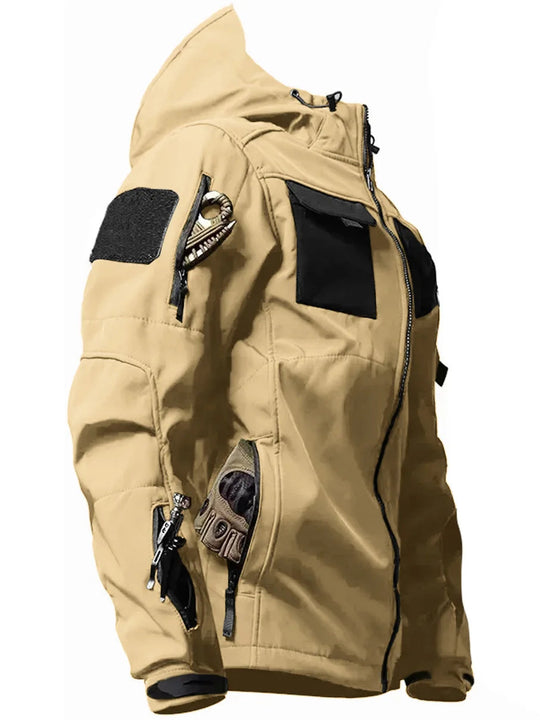 Tobias | Water-repellent softshell jacket with hood