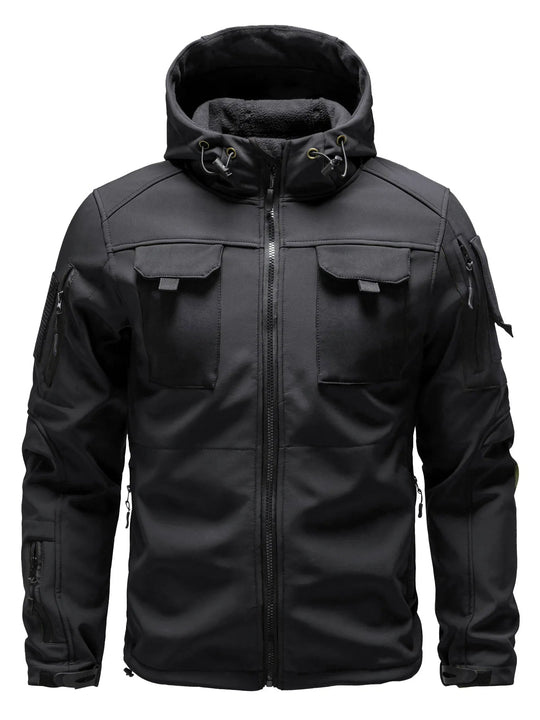 Tobias | Water-repellent softshell jacket with hood