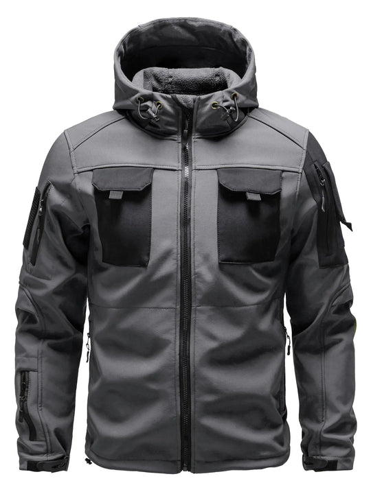 Tobias | Water-repellent softshell jacket with hood