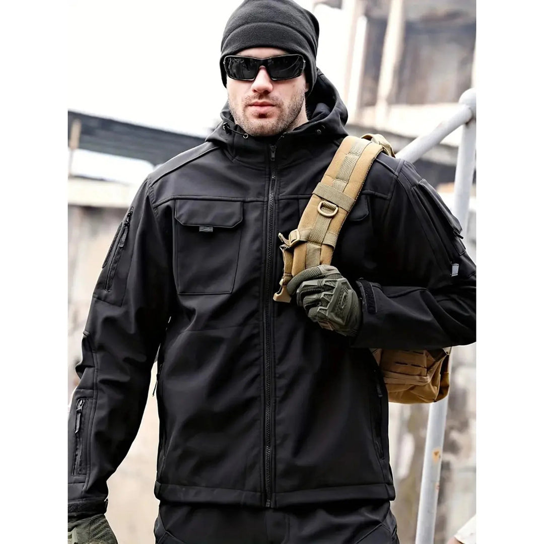 Tobias | Water-repellent softshell jacket with hood