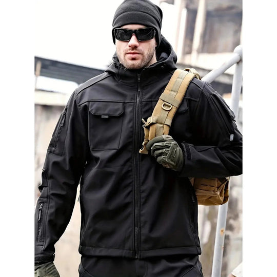 Tobias | Water-repellent softshell jacket with hood