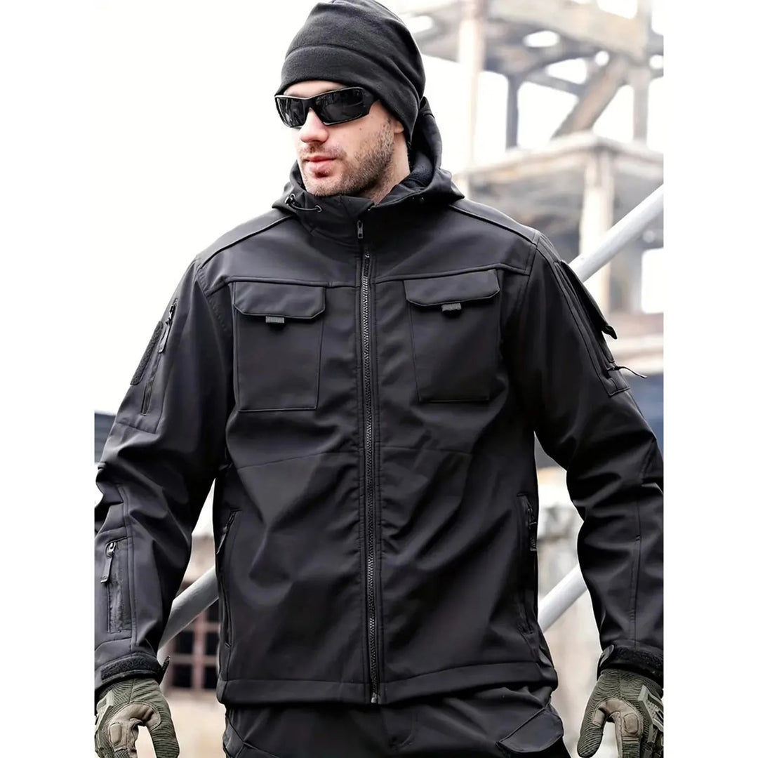 Tobias | Water-repellent softshell jacket with hood