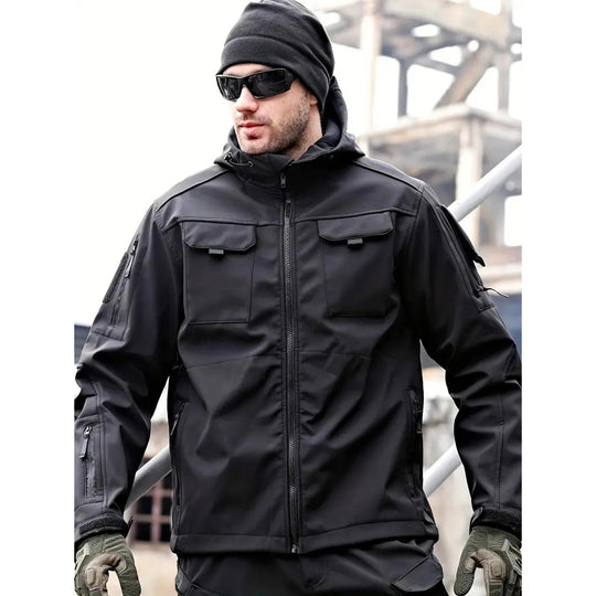 Tobias | Water-repellent softshell jacket with hood