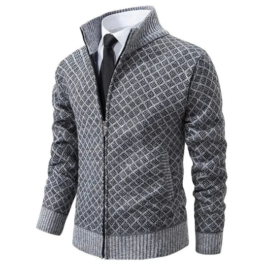 Jas met volledig ritssluiting, ideaal voor een veelzijdige outfit.

