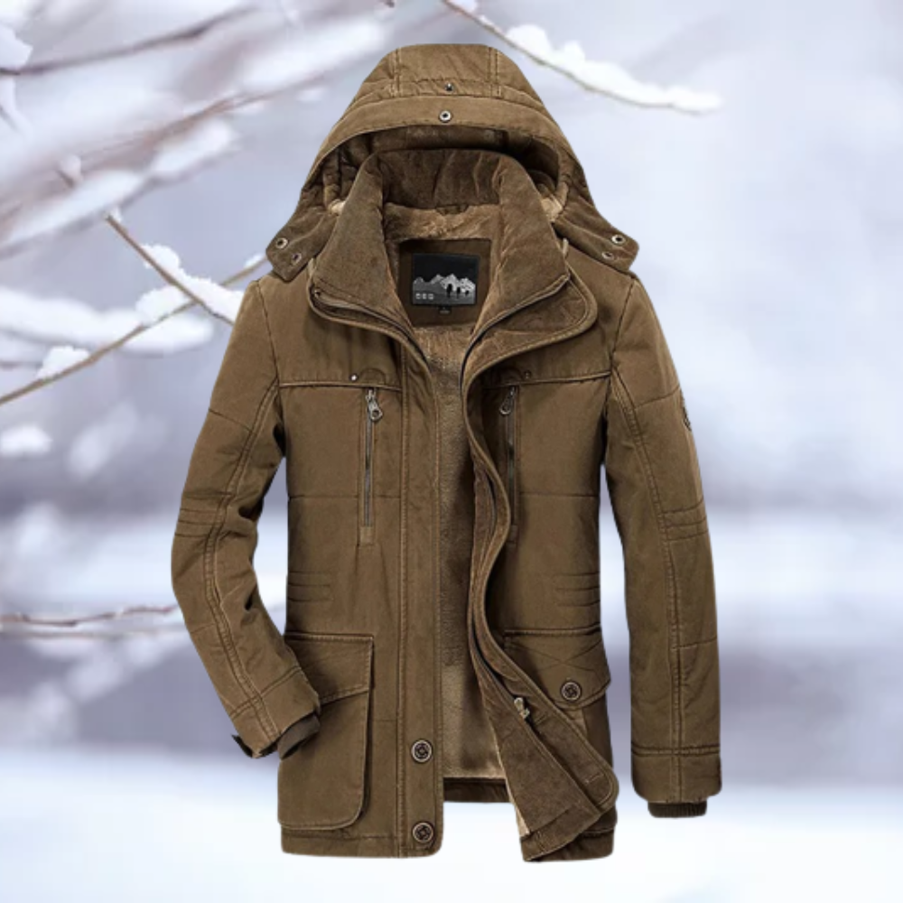 Lucas - Practical Winter Jacket With Hood