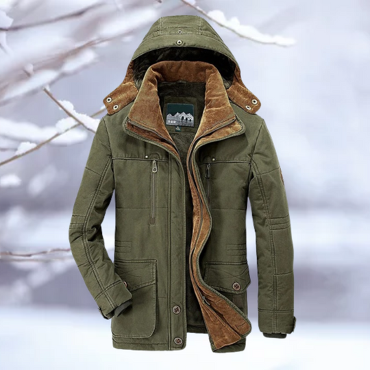 Lucas - Practical Winter Jacket With Hood