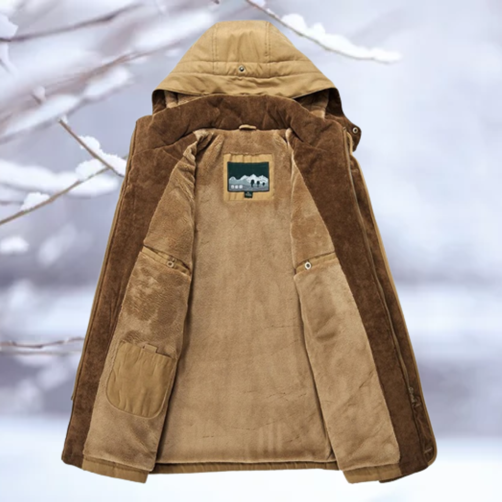Lucas - Practical Winter Jacket With Hood