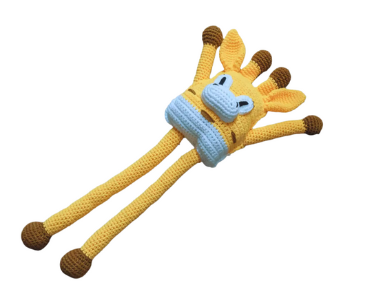 LumiBébé | Crocheted baby hanging toys | Yellow