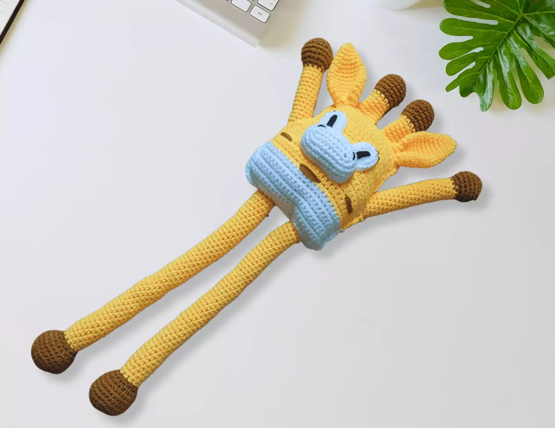 LumiBébé | Crocheted baby hanging toys | Yellow