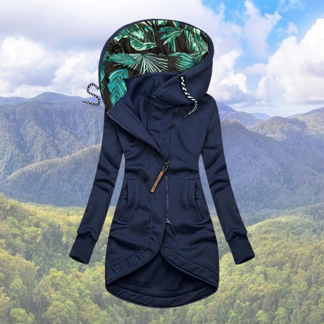 Comfortabele en warme jas, perfect voor koude dagen.