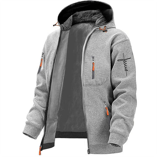 Noah | Felpa Con Cappuccio Con Zip Confortevole Da Uomo | Blu Navy