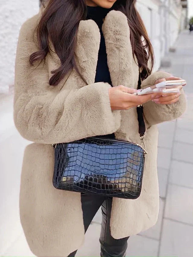 Vanessa | Cuddly elegant teddy coat