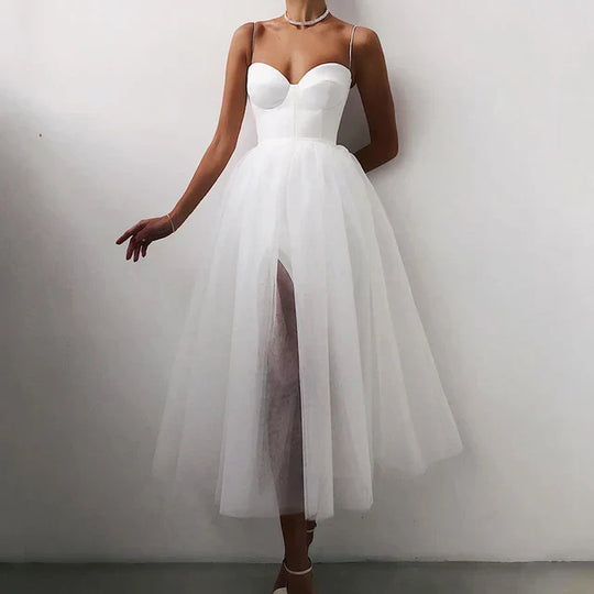 Elise - Elegante abito in tulle con design senza spalline