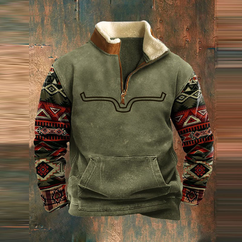 Torvald | Maglione in pile da uomo | Verde